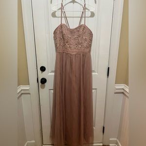 Alfred Angelo Embroidered Bridesmaid Dress - size 16